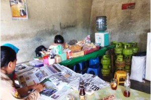 Salah satu warung penjual gas LPG 3 kg